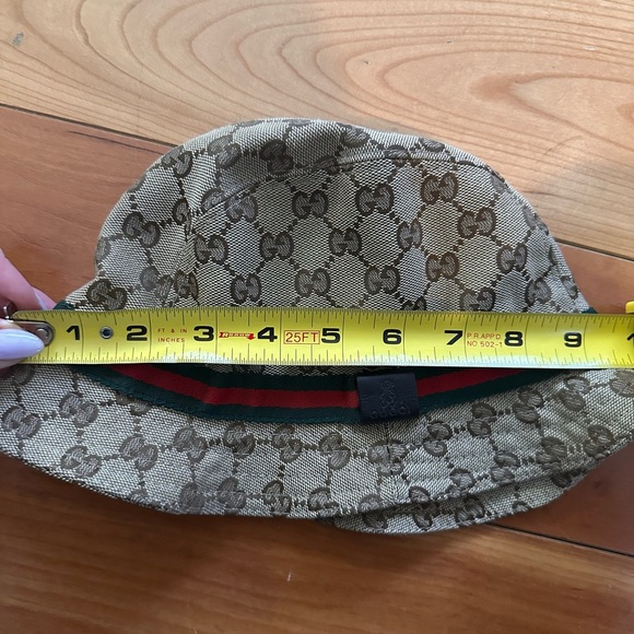 Gucci Beige Monogram Bucket Hat - Picture 5 of 5